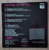 vinyl-time: Anthrax - Fistful of Metal - backcover